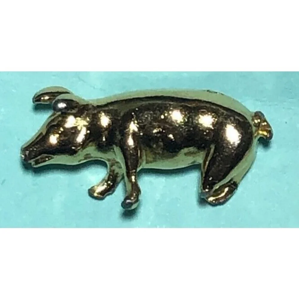 Gold Tone Pig 1